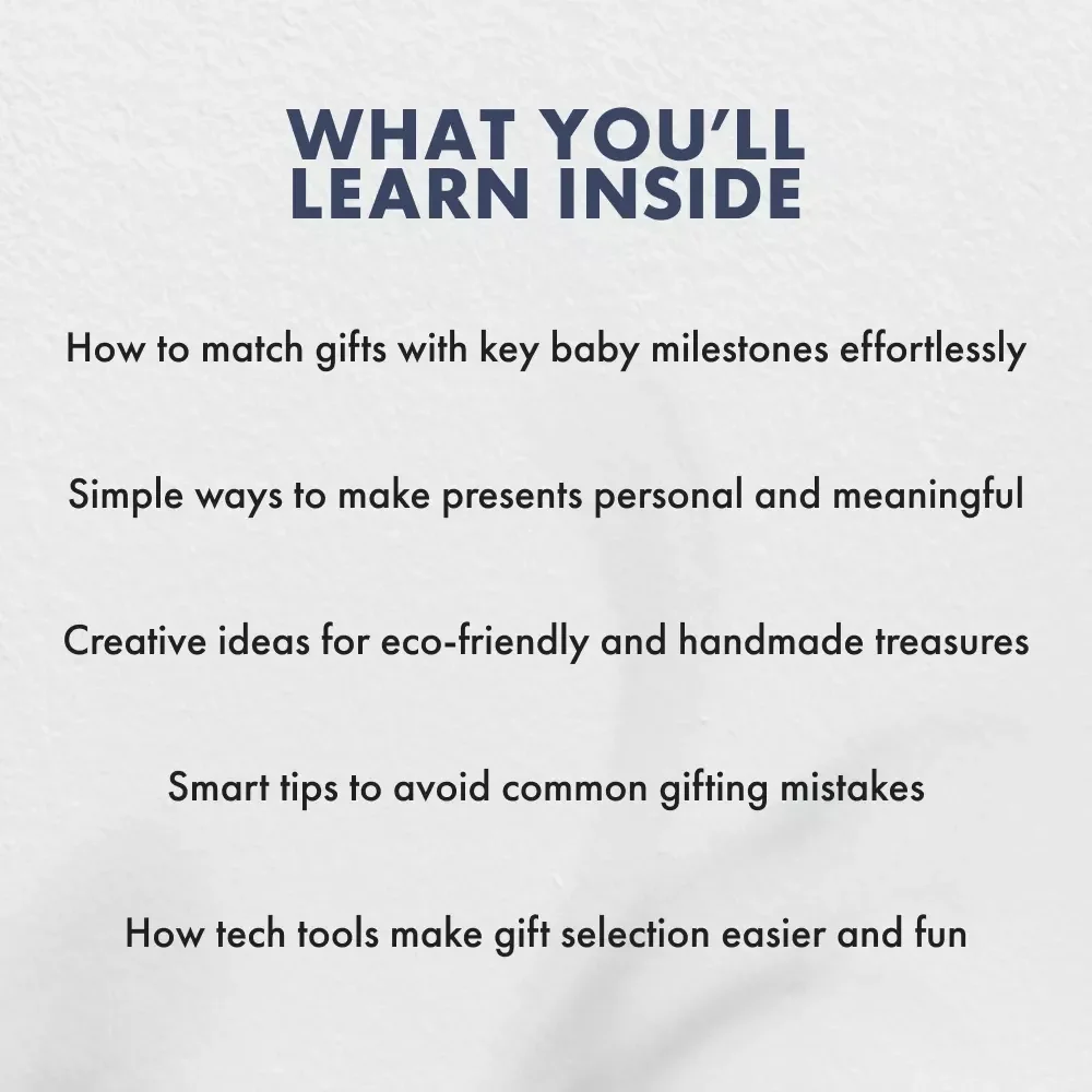 Baby Presents for Boys That Delight and Inspire | Digital eBook Guide for Choosing Meaningful Baby Gifts for Boys | Thoughtful, Safe & Creative Gift Ideas for New Parents