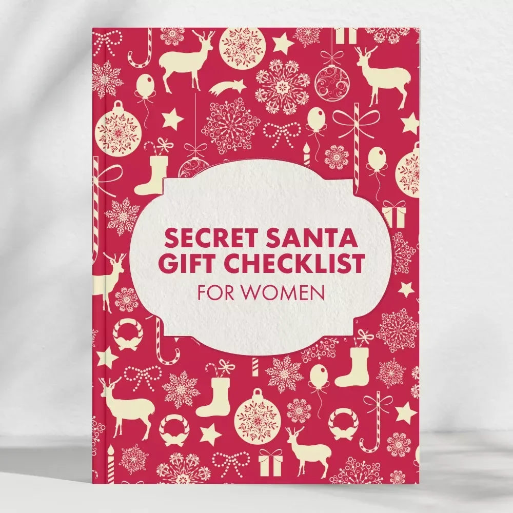 Secret Santa Gift for Women Checklist | Ultimate Digital Download for Easy, Fun & Thoughtful Holiday Gifting | Perfect for Finding Good Secret Santa Gifts for Women