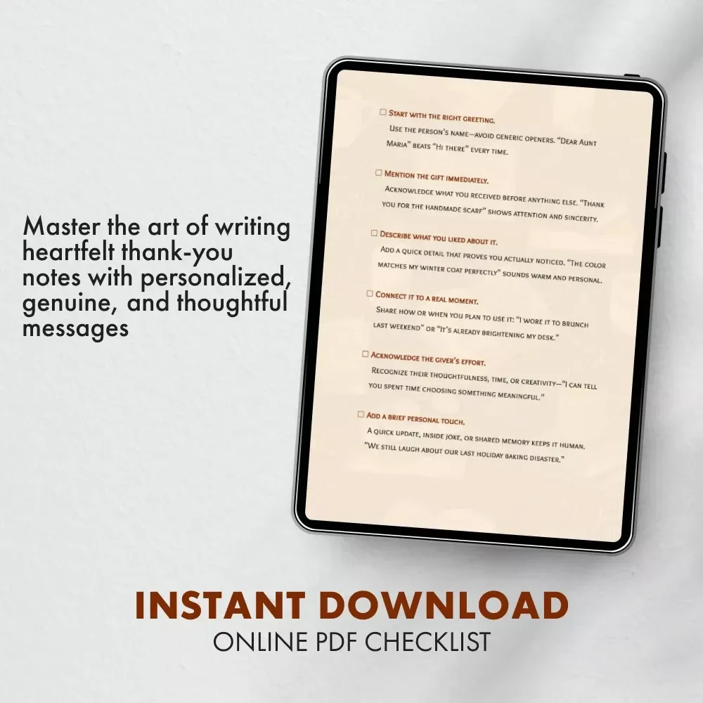 Writing Gratitude That Feels Genuine: A Heartfelt Thank-You Letter Guide for Personalized Messages
