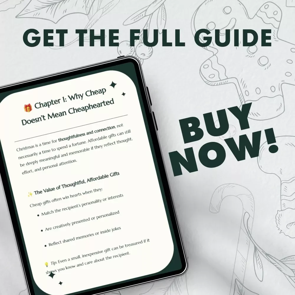 Cheap Christmas Gifts That Wow | Affordable Holiday Gift Ideas Guide | Budget-Friendly eBook for Thoughtful, Cheap Christmas Gifts That Impress