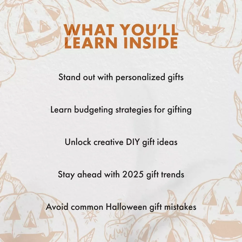 Spooktacular Surprises: The Ultimate Guide to Halloween Gifts | Digital Download eBook for Halloween Lovers, DIY Gift Ideas, and Trendy Spooky Season Inspiration