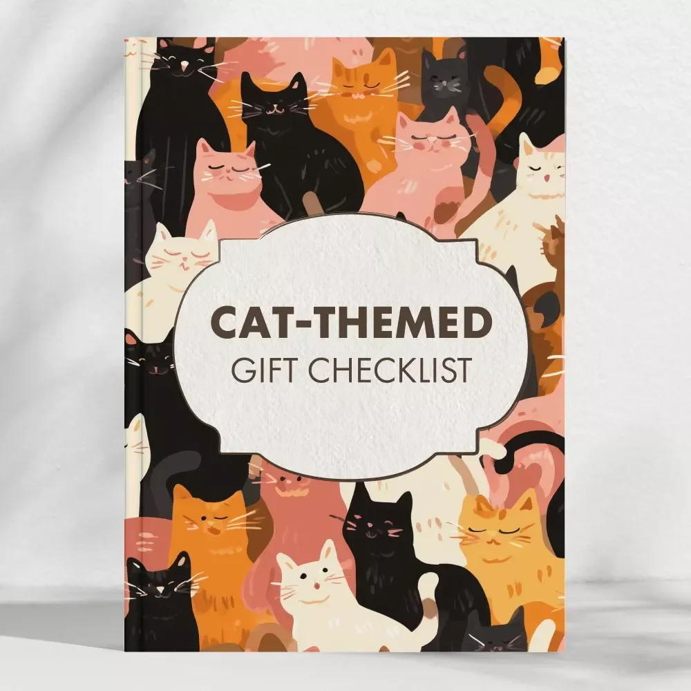 Cat-Themed Gift Checklist | Ultimate Digital Download for Cat Lovers | Cat Themed Gifts Guide for Perfect Presents