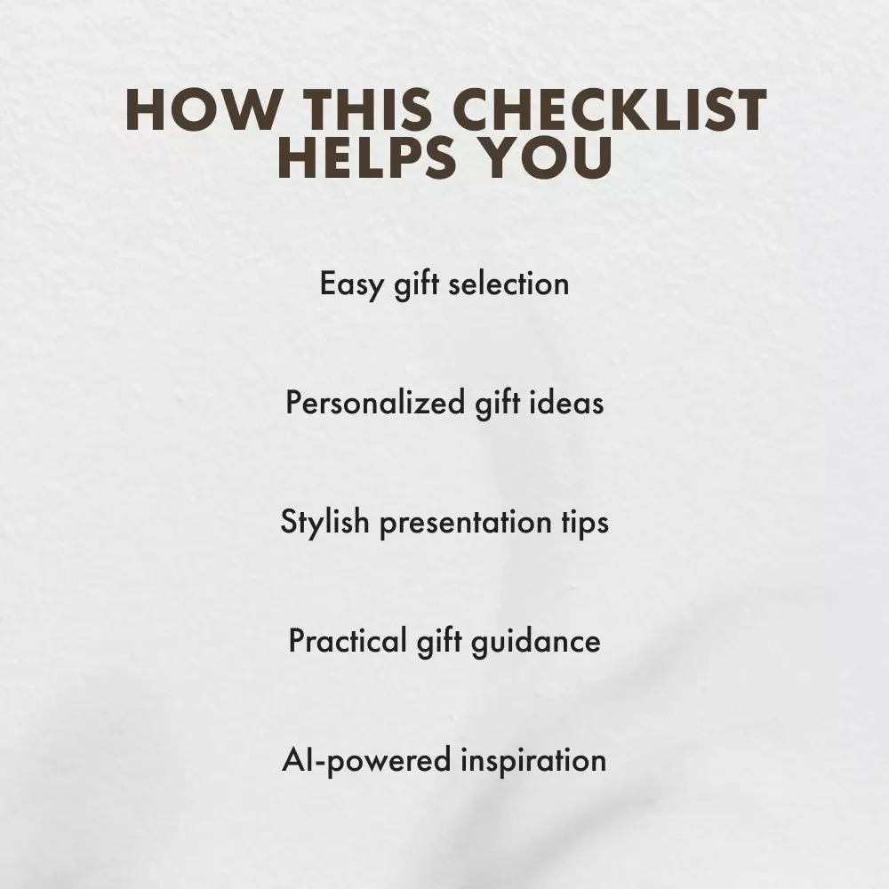 Western-Themed Gift Checklist | Printable Digital Download for Western Themed Gifts | Cowboy & Cowgirl Gift Guide