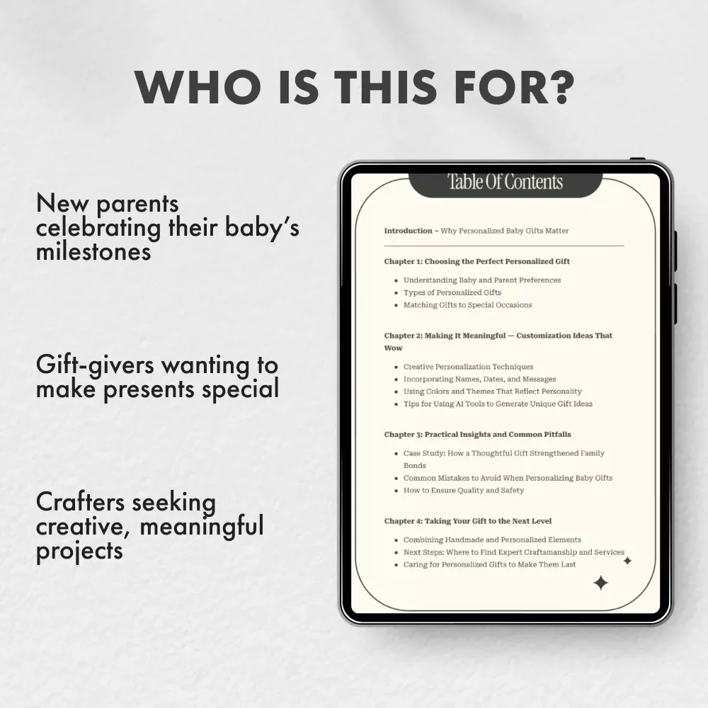 Crafting Personalized Keepsakes for Every Baby | Ultimate Guide to Personalized Baby Gifts, Custom Baby Memory Ideas & Meaningful DIY Inspiration