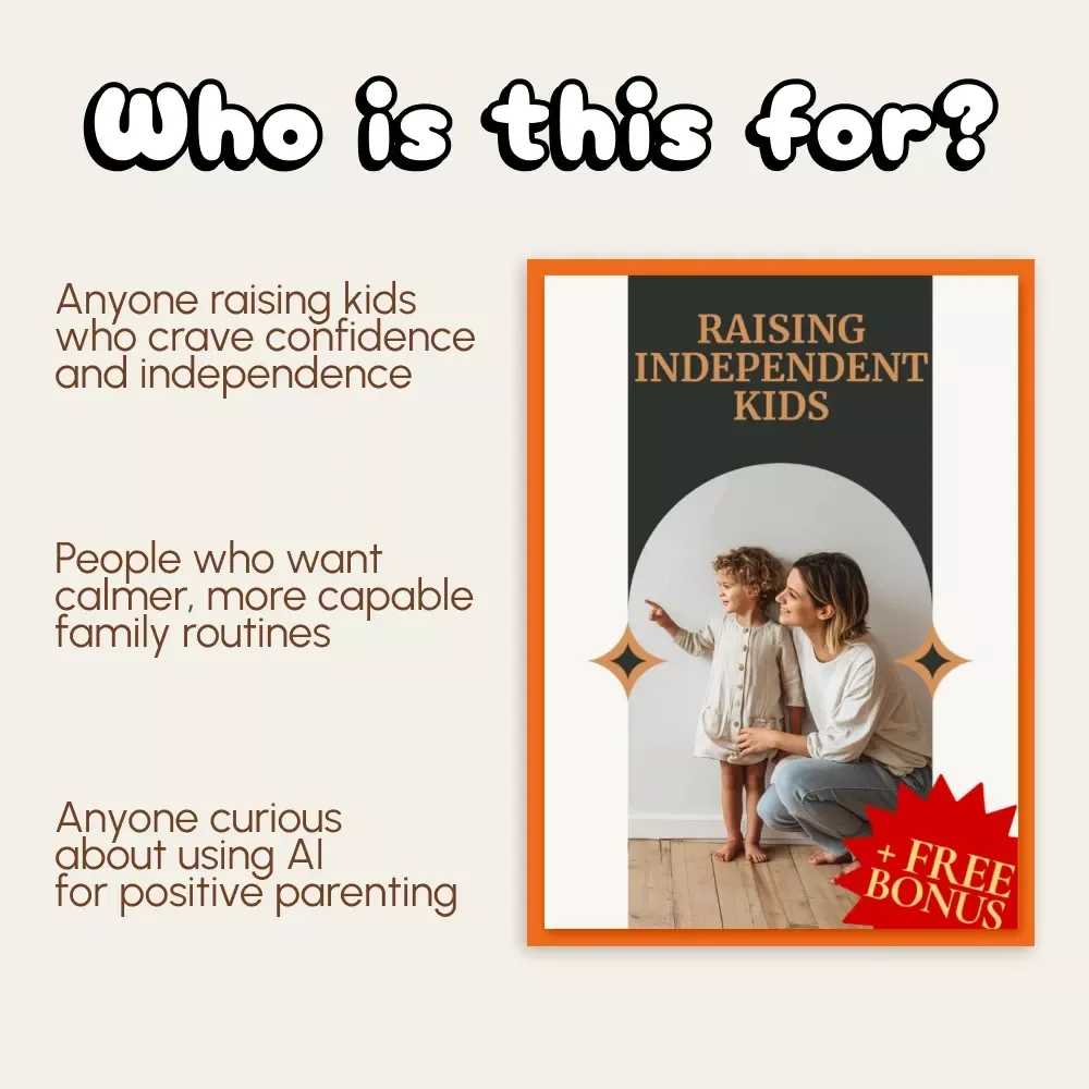 Raising Independent Kids | Parenting Guide for Confidence, Responsibility & Growth | How to Support Your Child's Independence | Digital Download eBook
