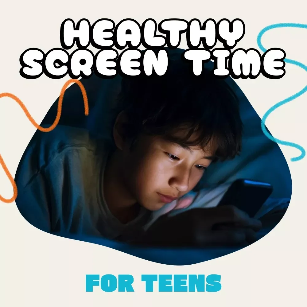 A Parent’s Guide to Healthy Screen Time for Teens | Digital Parenting Guide | How to Manage Screen Time for Teenagers | Printable eBook for Families