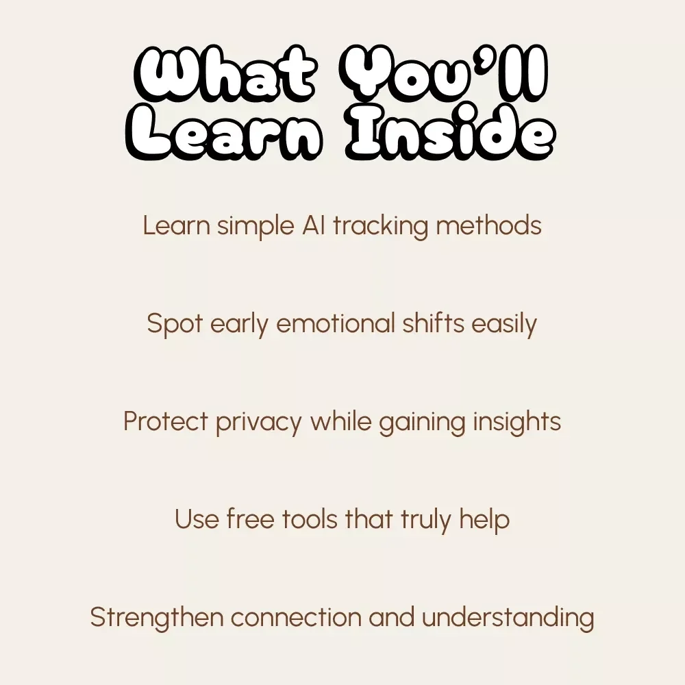 Smart Ways to Track Mental Health Without Stress | AI Guide for Parents | How to Use AI to Track Your Teen's Mental Health | Digital eBook Download