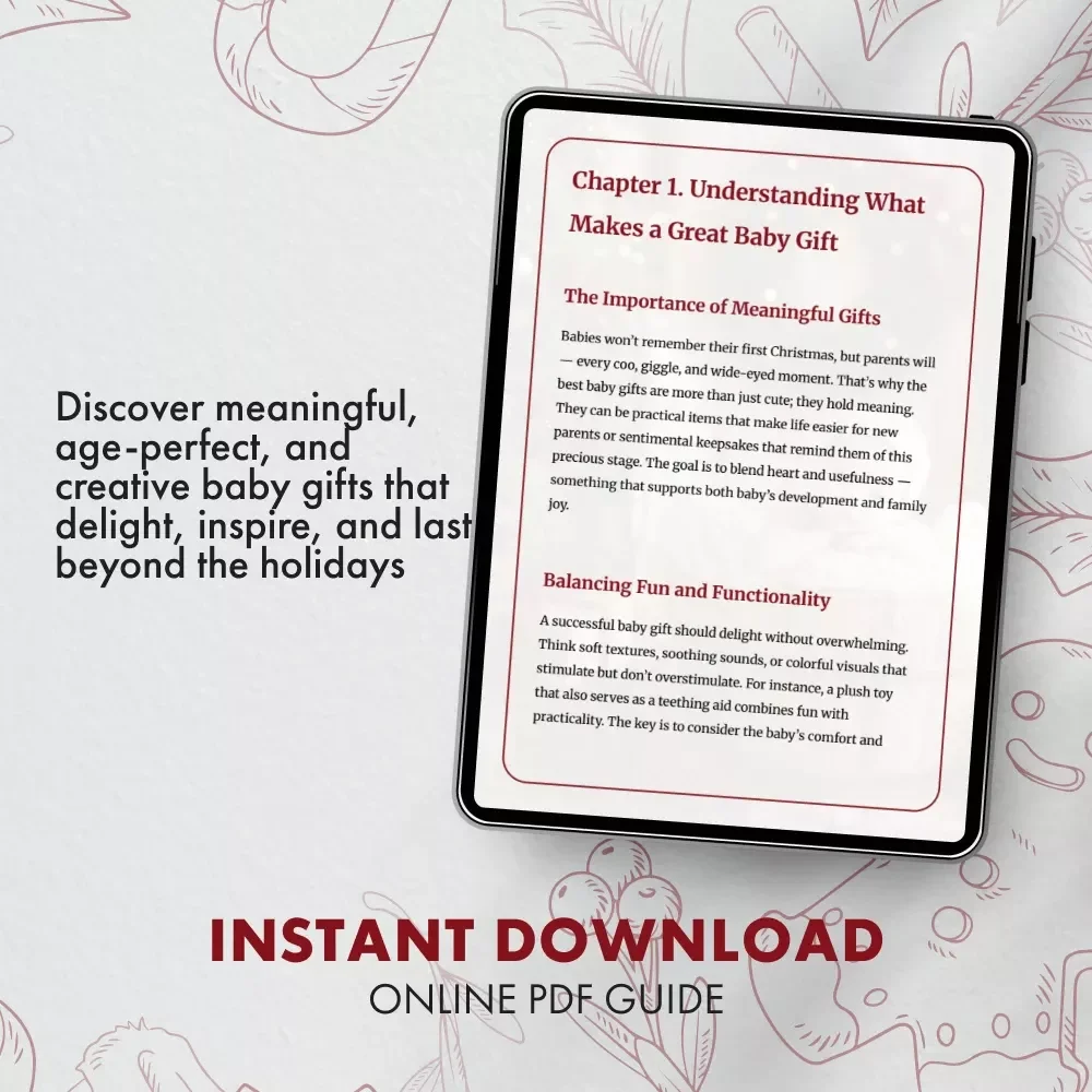 Magical Baby Christmas Gift Guide | Ultimate Baby Christmas Gifts eBook for Parents, Grandparents & Friends | Digital Download Holiday Gift Ideas for Babies