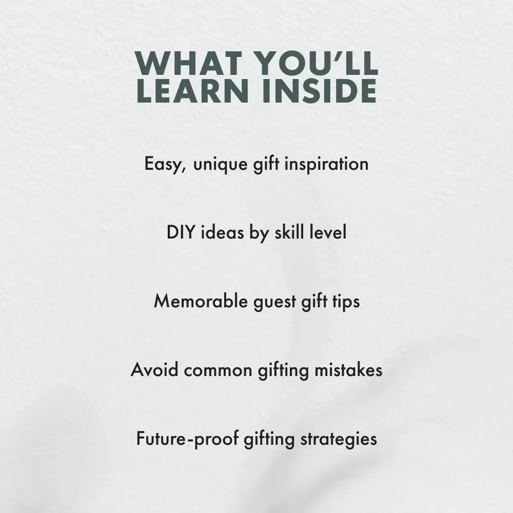 Gender Reveal Gifts Beyond Just Pink and Blue | Gender Reveal Gifts eBook | Creative Gift Ideas, DIY Inspiration & Modern Gifting Guide