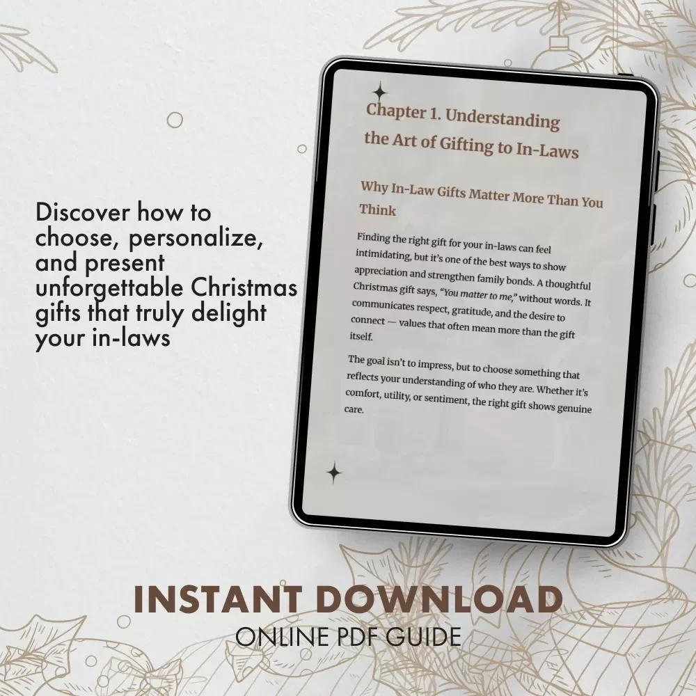 Thoughtful Christmas Gifts for In-Laws | Digital Guide on How to Find Gifts for In-Laws for Christmas | Meaningful Gift Ideas & AI-Powered Suggestions