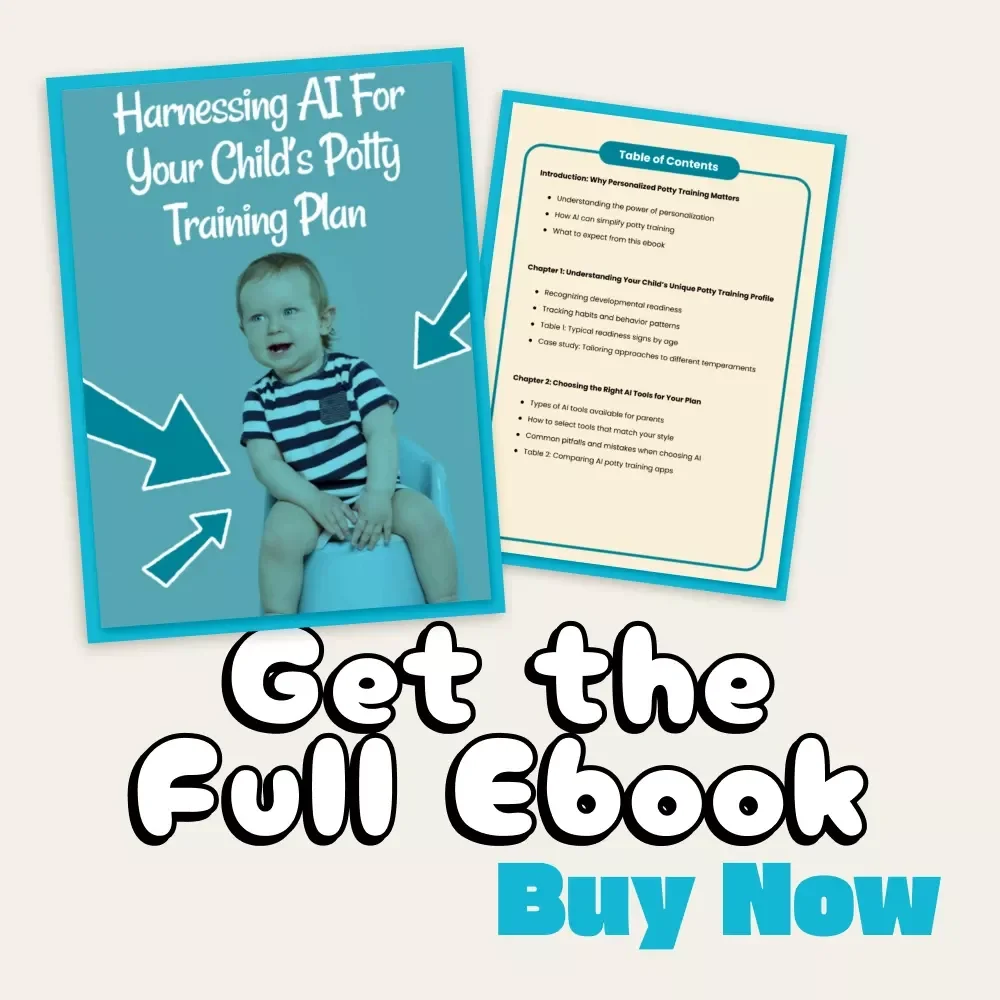 Harnessing AI for Your Child’s Potty Training Plan | Digital Potty Training eBook for Parents | AI Parenting Guide, Printable Checklist & Personalized Plan