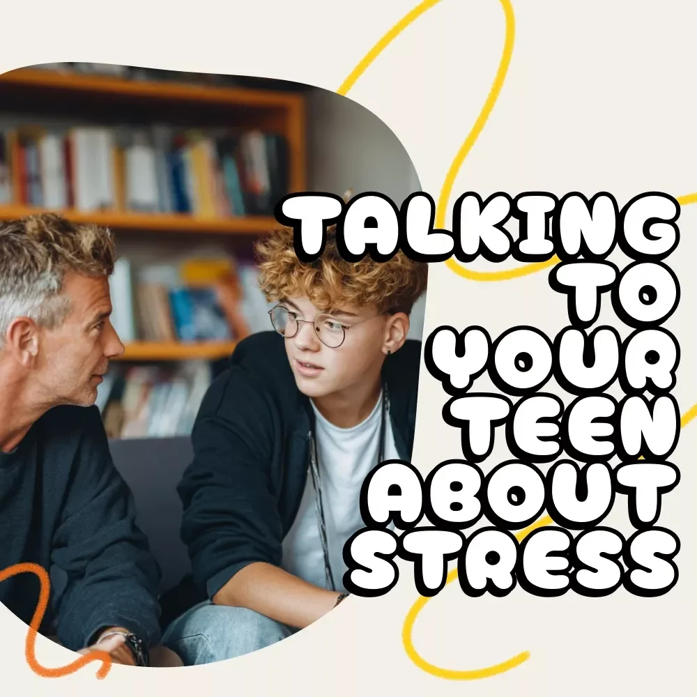 Talking to Your Teen About Stress Without the Eye Rolls | Digital Parenting Guide, Conversation Tips, Communication eBook for Parents, Printable Checklist, Teen Mental Health Resource