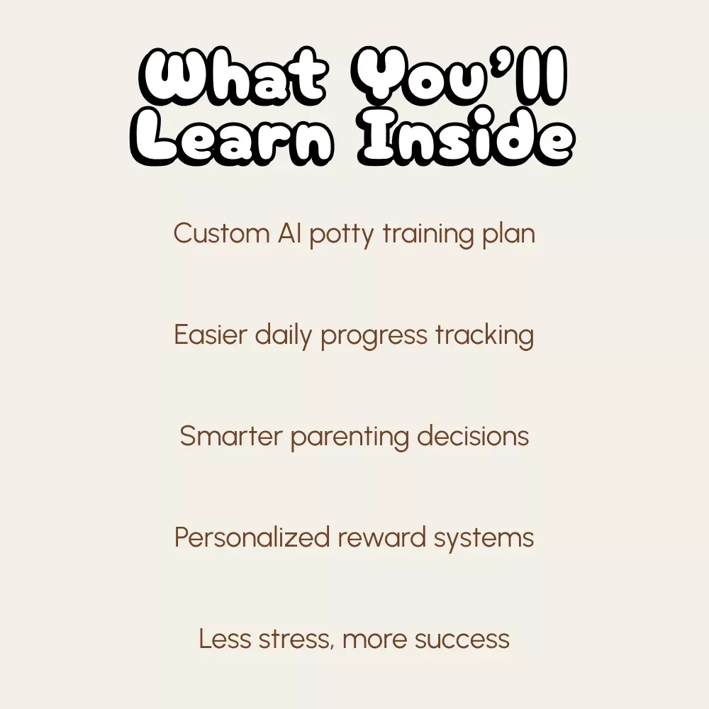 Harnessing AI for Your Child’s Potty Training Plan | Digital Potty Training eBook for Parents | AI Parenting Guide, Printable Checklist & Personalized Plan