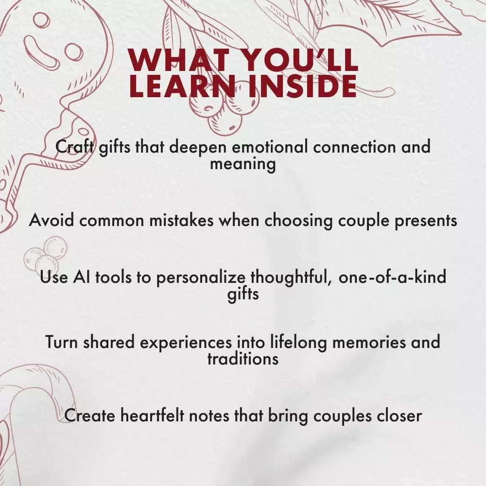 Gifts That Bring Couples Closer This Christmas | Romantic Christmas Gift Ideas for Couples | Digital Guide for Meaningful Connection & Personalized Gifting Inspiration
