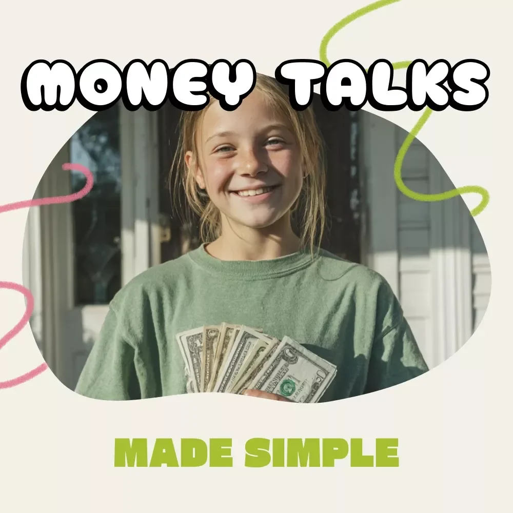 Money Talks Made Simple | Printable Digital Guide for Parents | How to Talk to Your Child About Money | Fun Family Finance Conversation eBook | Teaching Kids About Money Made Easy