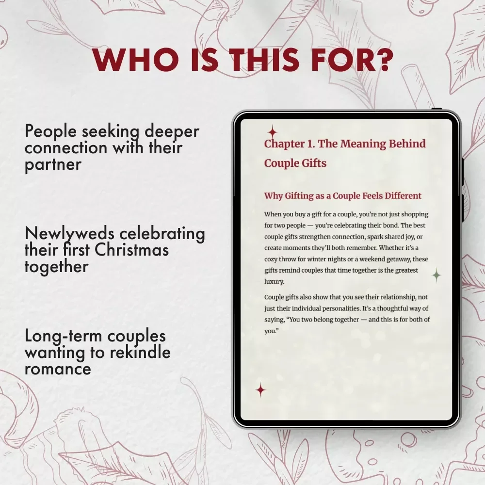Gifts That Bring Couples Closer This Christmas | Romantic Christmas Gift Ideas for Couples | Digital Guide for Meaningful Connection & Personalized Gifting Inspiration