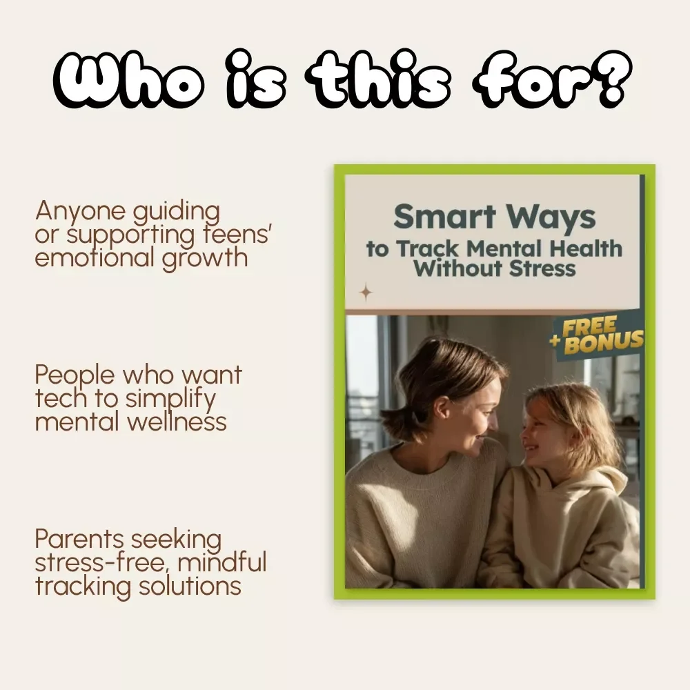 Smart Ways to Track Mental Health Without Stress | AI Guide for Parents | How to Use AI to Track Your Teen's Mental Health | Digital eBook Download