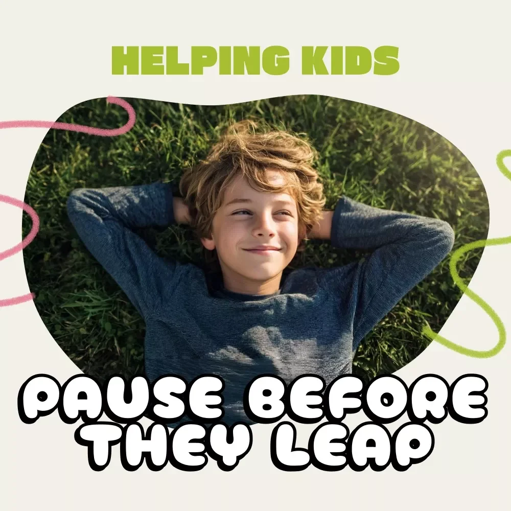 Helping Kids Pause Before They Leap | Printable Parenting Guide on How to Handle Children's Impulsiveness | Digital Download for Mindful Parenting, Emotional Regulation & Calm Behavior