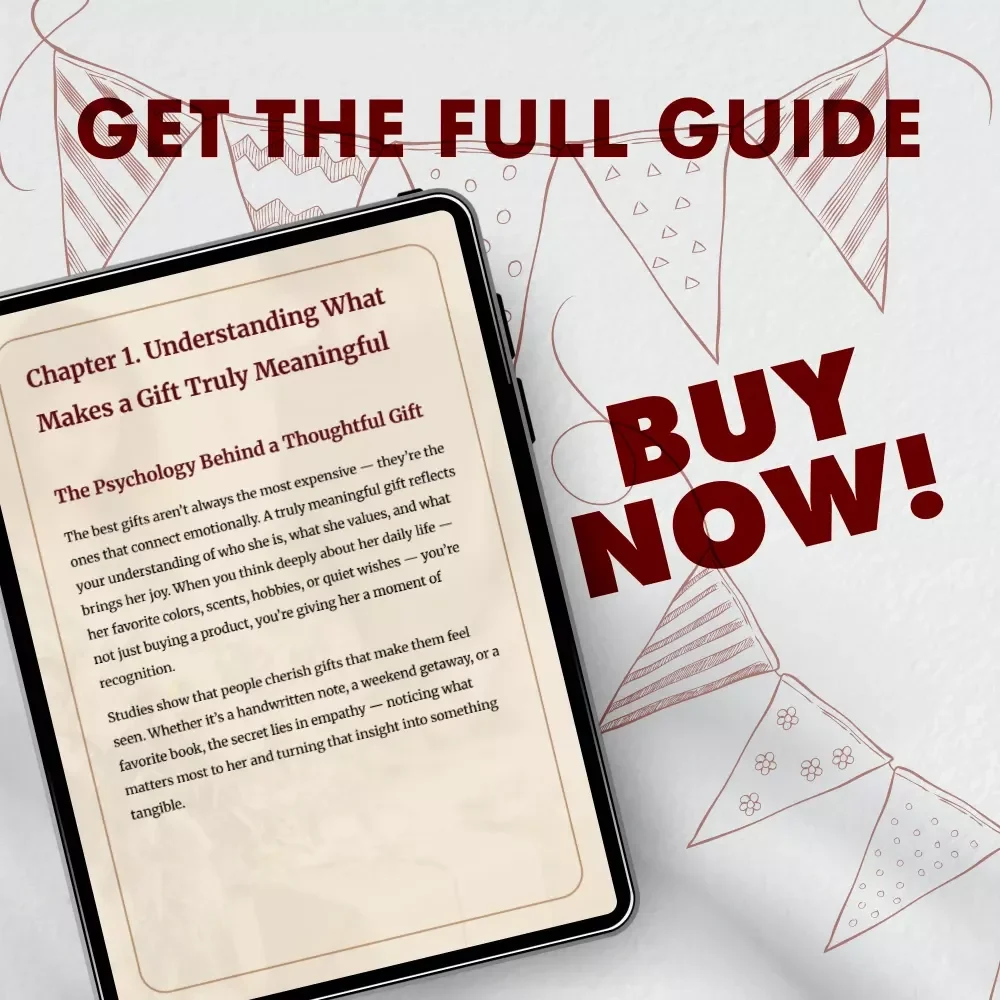 Finding the Perfect Birthday Gift for Her Made Simple | Digital eBook Guide | Thoughtful Birthday Gifts for Her | Meaningful Gift Ideas for Women