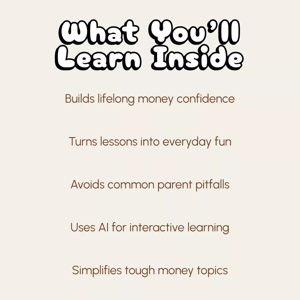 Money Talks Made Simple | Printable Digital Guide for Parents | How to Talk to Your Child About Money | Fun Family Finance Conversation eBook | Teaching Kids About Money Made Easy