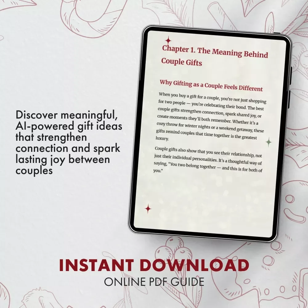 Gifts That Bring Couples Closer This Christmas | Romantic Christmas Gift Ideas for Couples | Digital Guide for Meaningful Connection & Personalized Gifting Inspiration