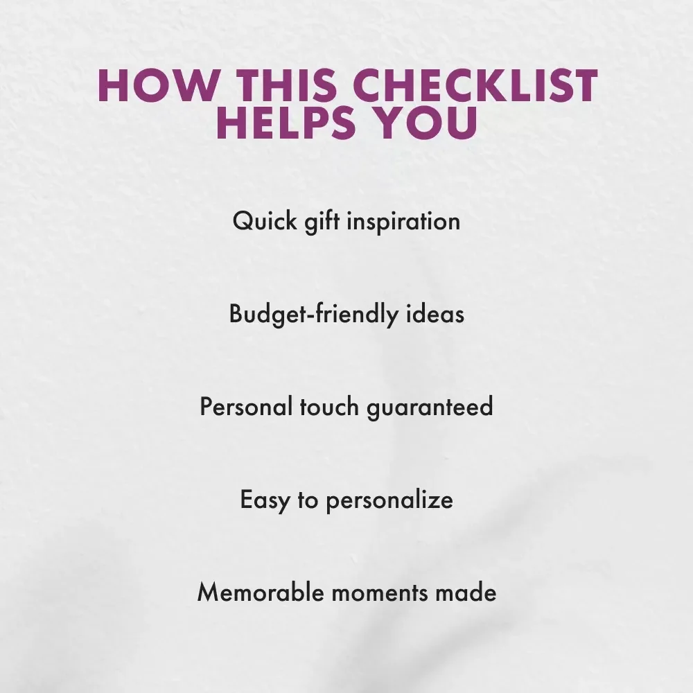 Top 10 Mother’s Day Gift Ideas: A Fun & Thoughtful Checklist | Printable Digital Download | Unique & Heartfelt Mother’s Day Gift Guide | top 10 mother's day gift ideas