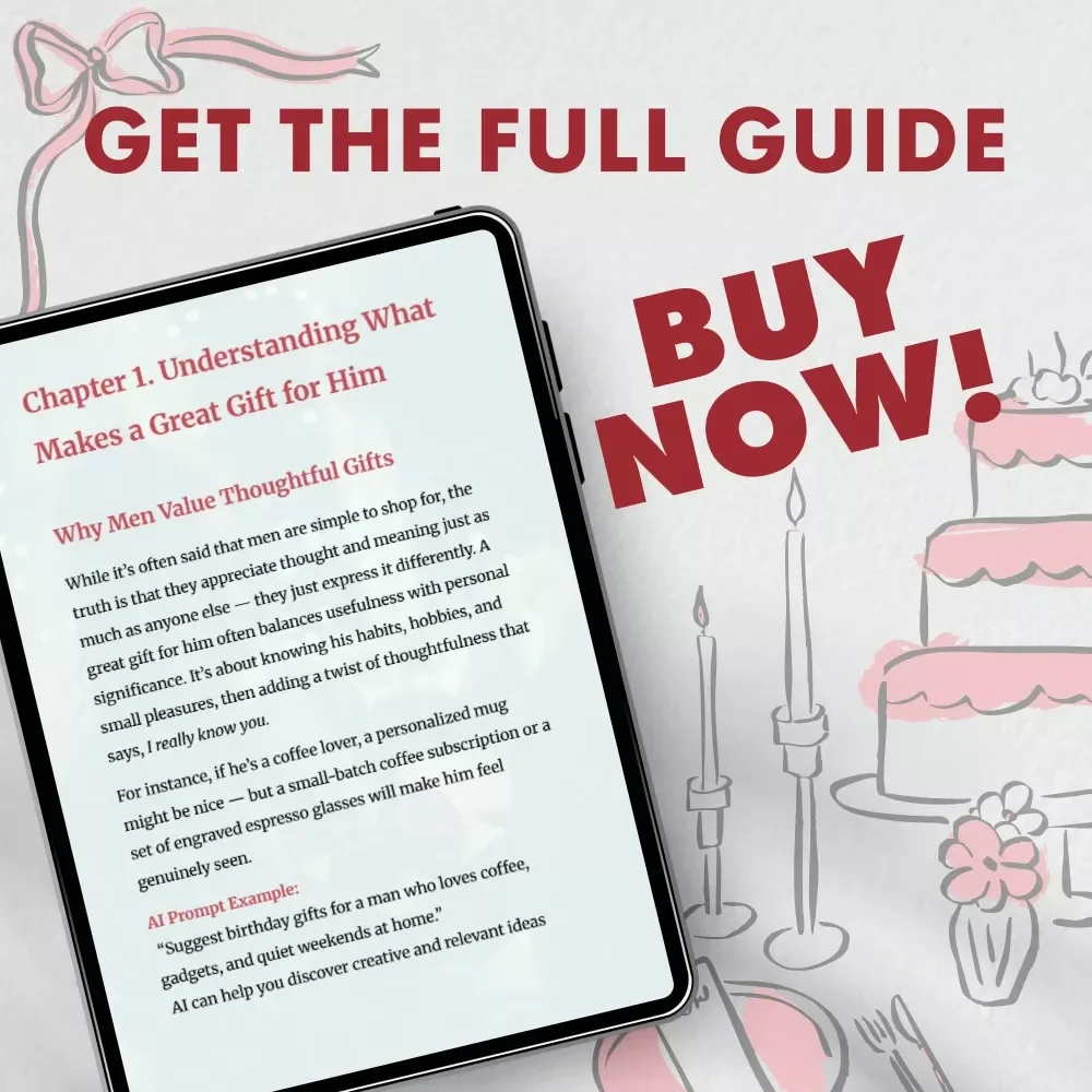 Making His Day Special with the Perfect Birthday Gift | eBook Guide for Thoughtful Birthday Gifts for Him | Romantic, Creative & Budget-Friendly Ideas