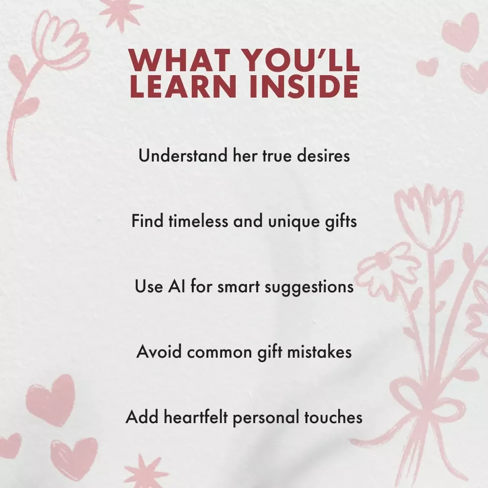 The Ultimate Valentine’s Gift Guide for Her | Romantic eBook | Digital Download | Valentine’s Gift for Her Ideas & Inspiration