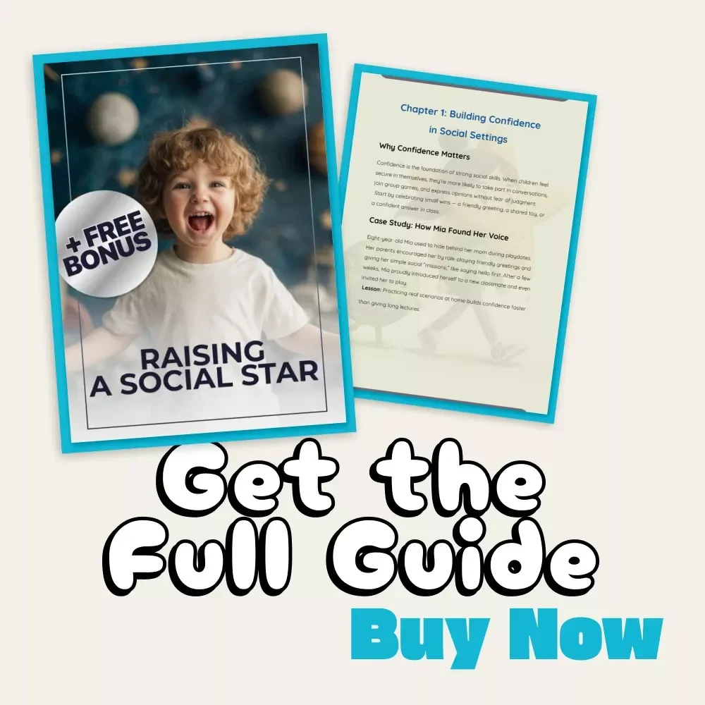 Raising a Social Star | A Parent’s Guide to How to Support Your Child's Social Skills | Digital Download for Building Confidence, Empathy & Communication
