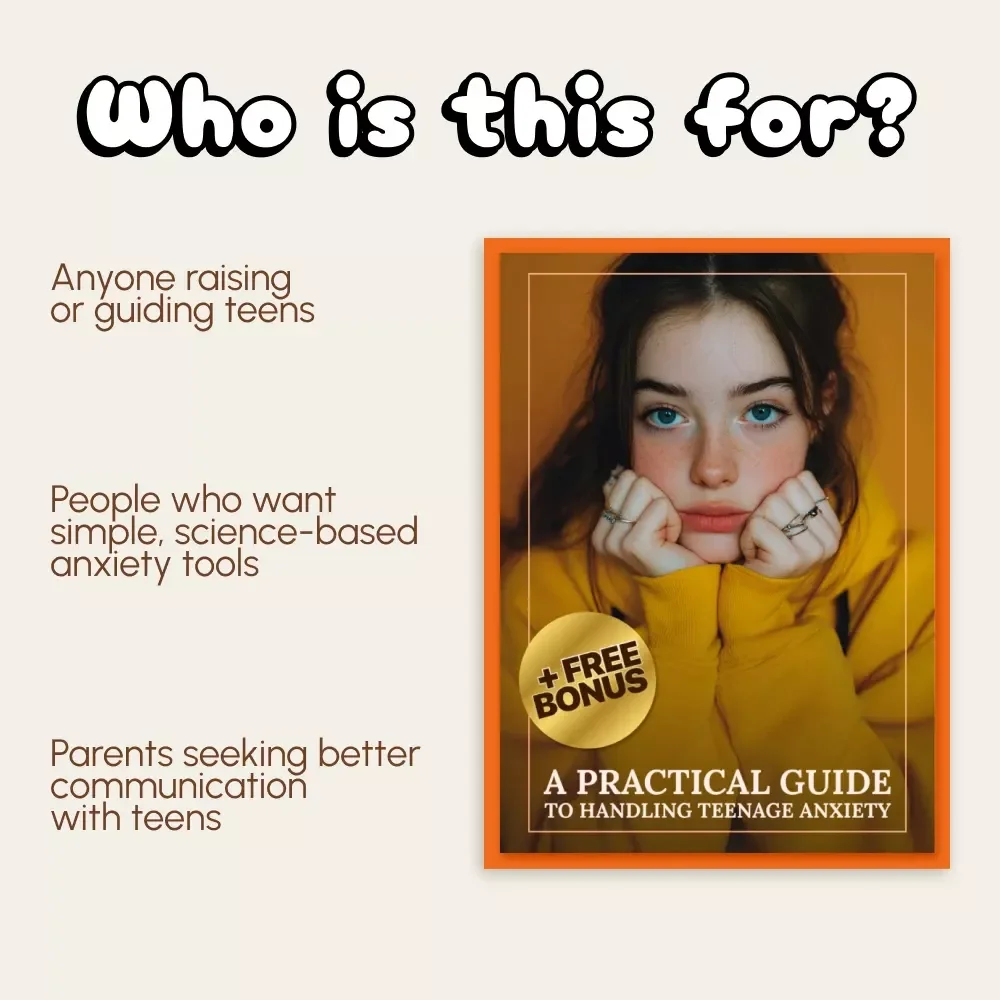 A Practical Guide to Handling Teenage Anxiety | Digital Download | How to Handle Teenage Anxiety eBook for Parents & Teens | Mental Health Support PDF
