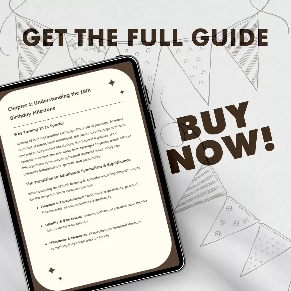 Eighteen & Thriving: Creative 18th Birthday Gift Ideas That Wow | Ultimate Digital Guide for Unique 18th Birthday Gift Ideas, Experiences & Keepsakes