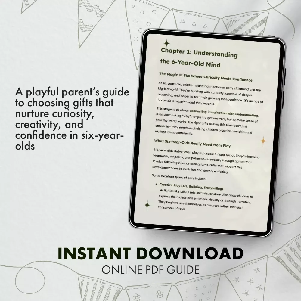 Wonder Years: Gifts for 6-Year-Olds | The Ultimate Parent’s Guide to Smart, Fun, and Meaningful Gifts for Curious Kids | Digital Download eBook for Parents Seeking the Best Gifts for 6 Year Olds