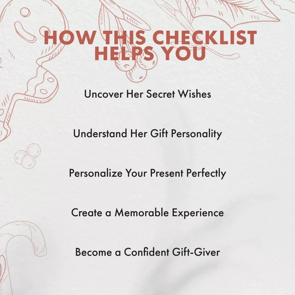 The Ultimate Christmas Gift Checklist for Your Wife | Digital Download Guide for Thoughtful & Romantic christmas gifts for wife | Holiday Gift Planning Made Easy