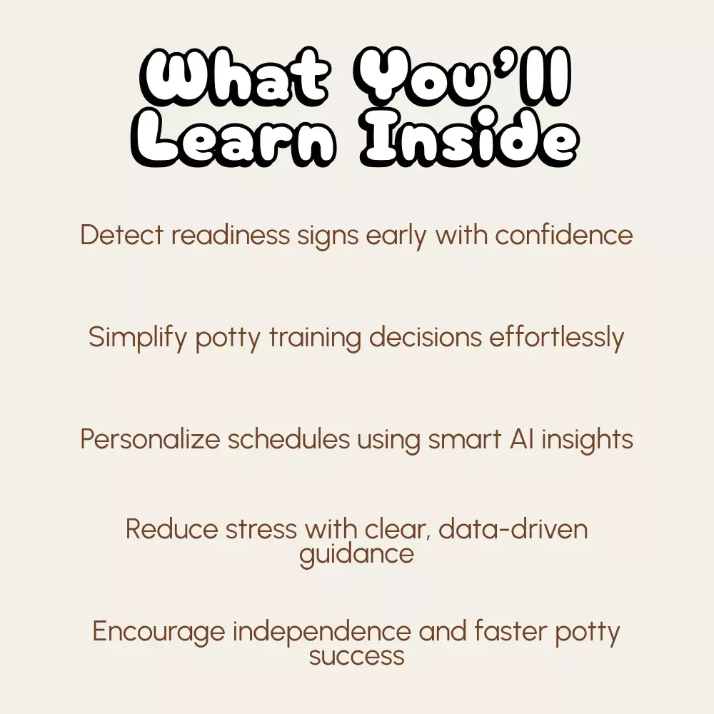 Using AI to Spot Potty Training Readiness Before Your Child Does | Smart Parenting eBook | Digital Download Guide for Parents | AI Potty Training Checklist & Personalized Plan