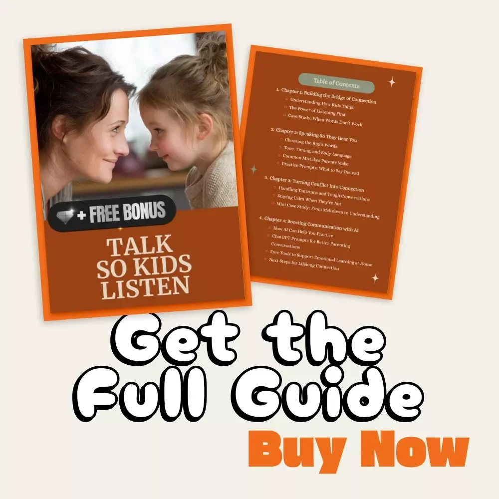 Talk So Kids Listen | Digital Parenting Guide for Better Communication | eBook, Printable PDF, Gentle Parenting Resource