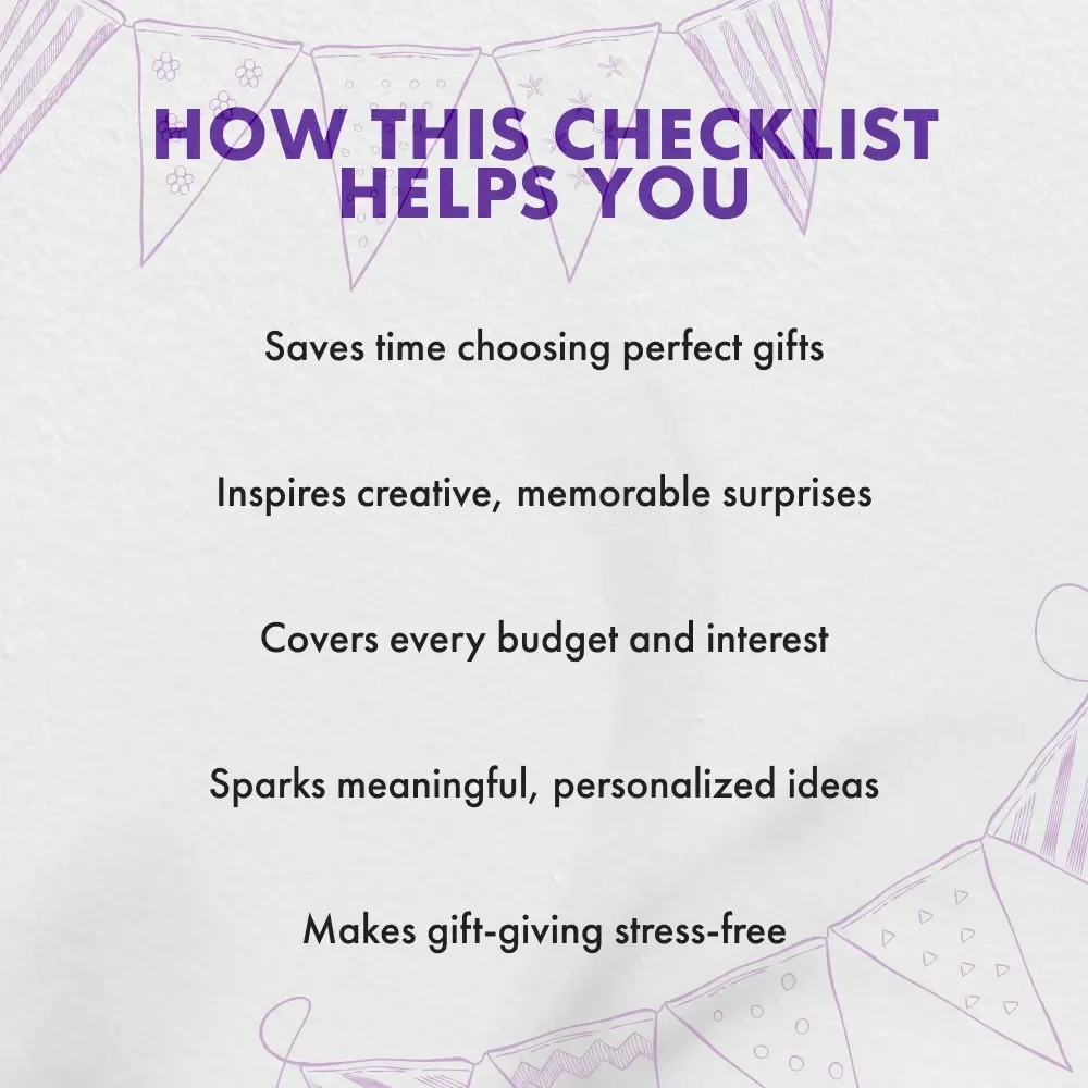 Birthday Gift Ideas for Your Best Friend: The Ultimate Checklist | Digital Download | Best Friend Birthday Gift Ideas, Unique Present Inspiration, Printable Gift Guide