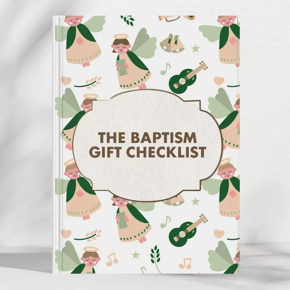 The Baptism Gift Checklist | Printable Baptism Gift Ideas Guide for Godparents, Family & Friends | Digital Download
