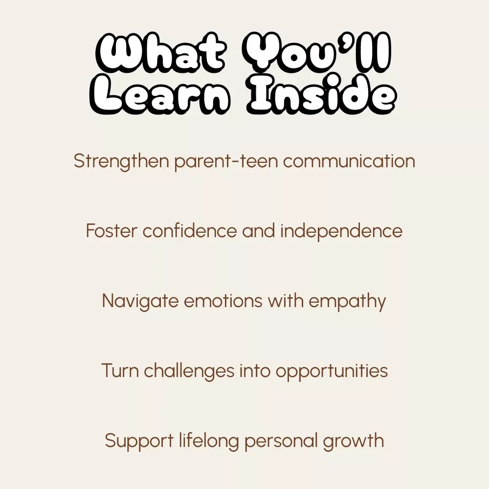 Growing Together: A Parent’s Guide to Supporting Your Teen’s Personal Growth | Digital Parenting Guide | How to Support Your Teen's Personal Growth eBook | Printable Family Resource for Connection and Growth