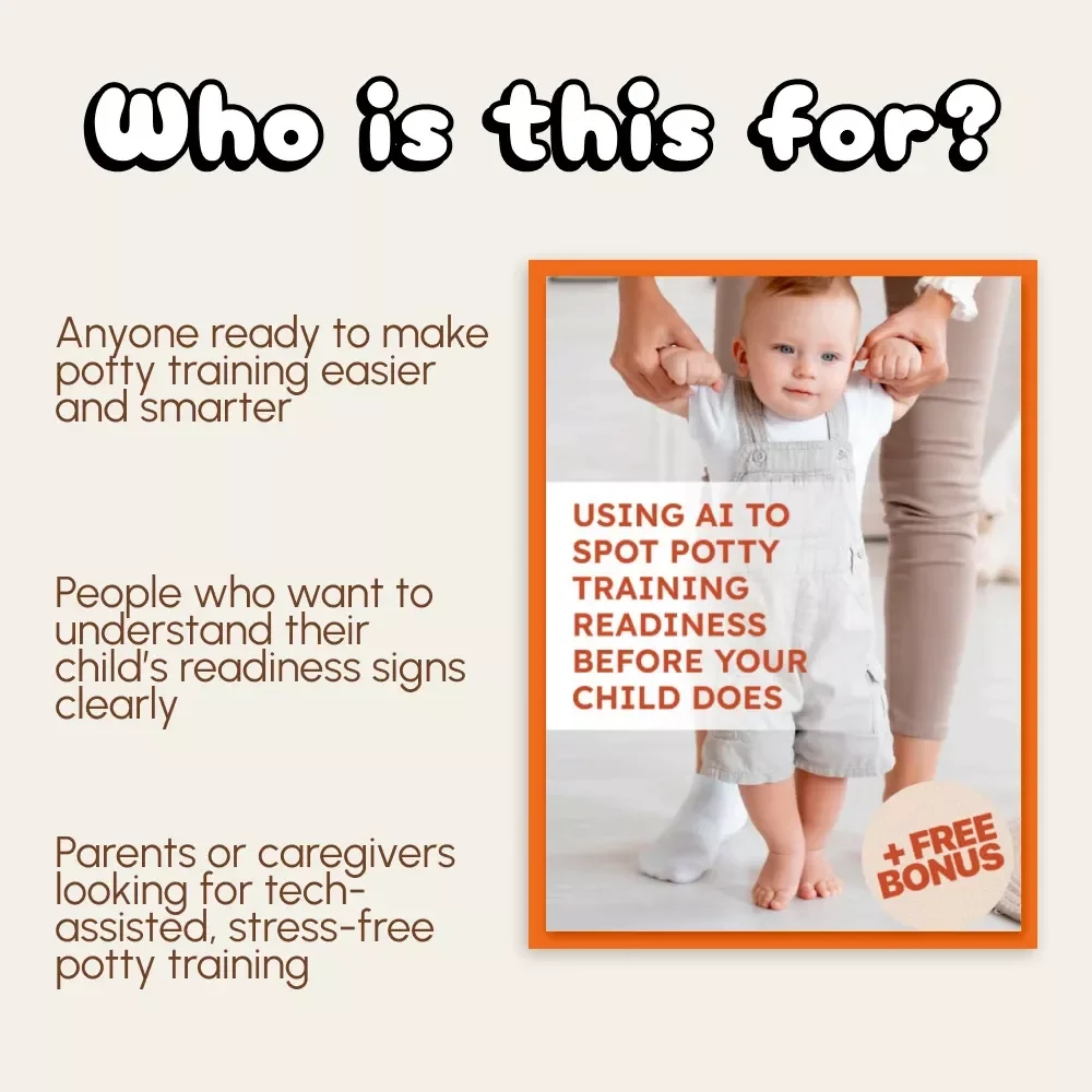 Using AI to Spot Potty Training Readiness Before Your Child Does | Smart Parenting eBook | Digital Download Guide for Parents | AI Potty Training Checklist & Personalized Plan