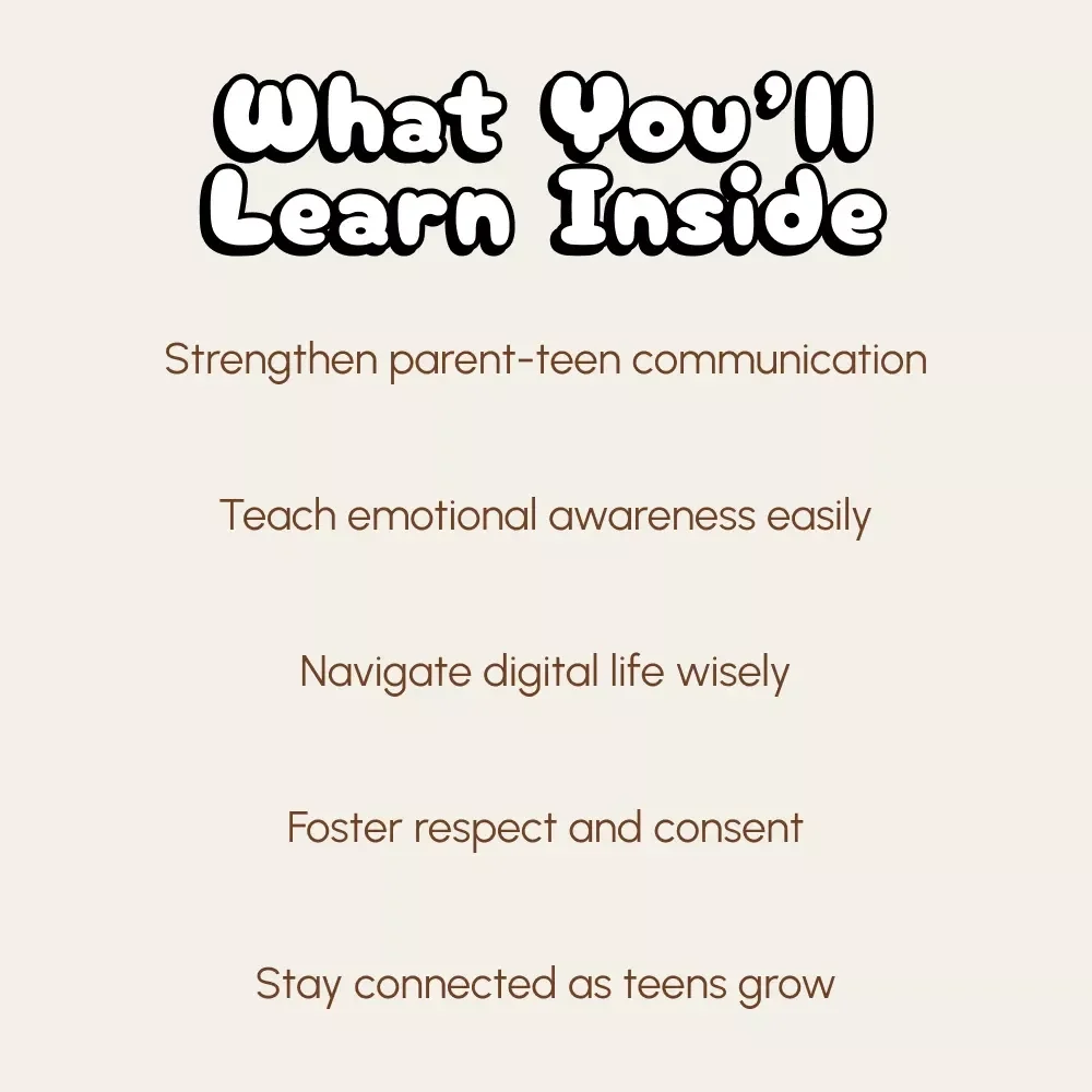 Building Real Conversations with Your Teen About Relationships | Parenting eBook for Meaningful Talks | How to Talk to Your Teen About Relationships Guide