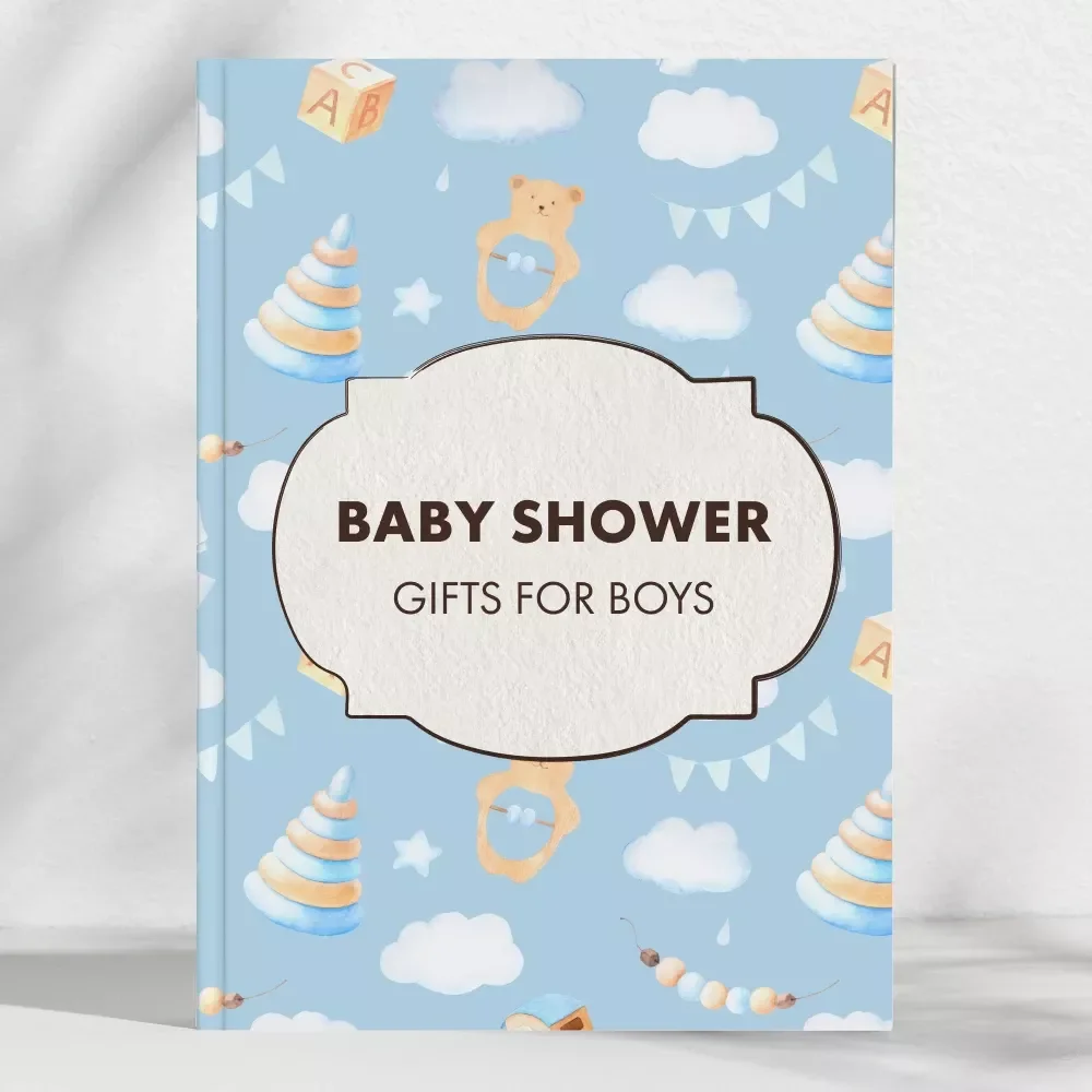 The Baby Shower Gift Checklist for Boys | Printable Baby Shower Guide | Digital Download eBook for New Parents, Gift Givers & Friends | Instant PDF Download