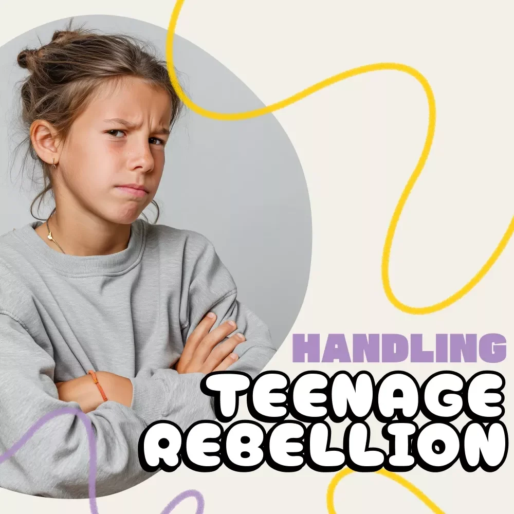 Your Checklist for Handling Teenage Rebellion | Digital Parenting Guide for How to Handle Teenage Rebellion | Printable Family Communication & Boundaries Planner