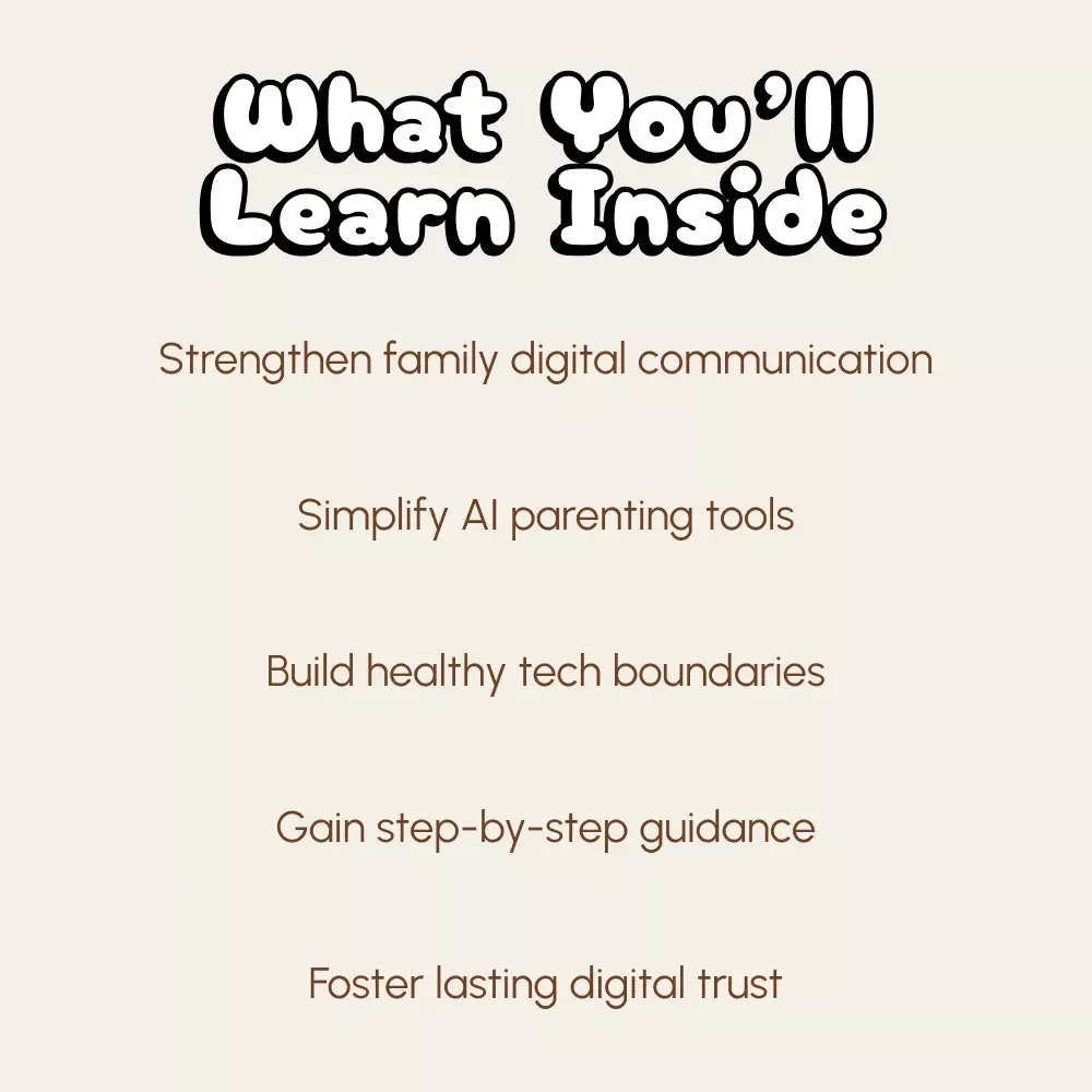 Smart Parenting in the Digital Age | Modern Parenting eBook | AI Tools for Parents | Digital Safety & Teen Technology Guide | Printable PDF Download