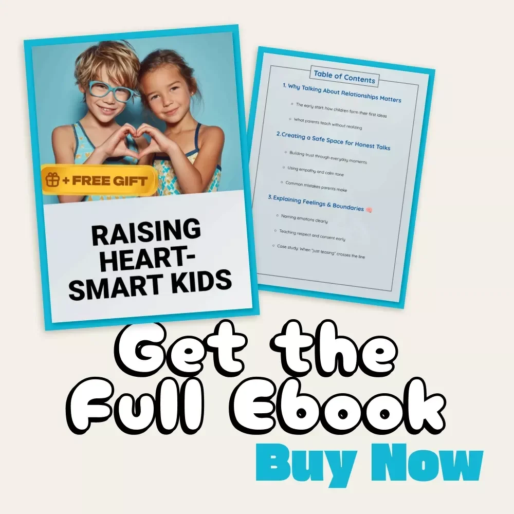 Raising Heart-Smart Kids | eBook Guide for Parents | How to Talk to Your Child About Relationships, Feelings & Boundaries | Emotional Intelligence Parenting Resource