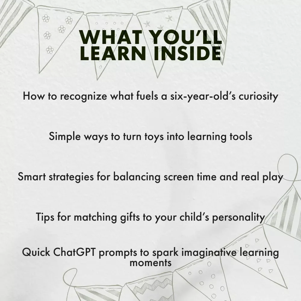 Wonder Years: Gifts for 6-Year-Olds | The Ultimate Parent’s Guide to Smart, Fun, and Meaningful Gifts for Curious Kids | Digital Download eBook for Parents Seeking the Best Gifts for 6 Year Olds