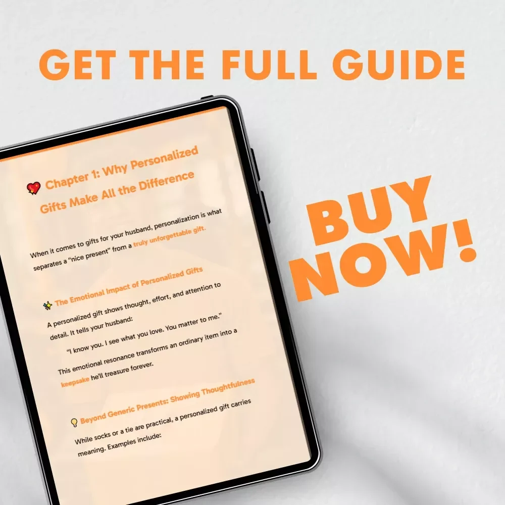 From the Heart Gifts for Your Husband | Personalized Gifts for Husband eBook | Thoughtful Digital Guide for Meaningful Gift Ideas