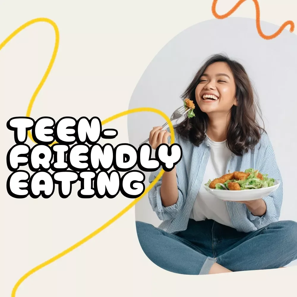 Teen-Friendly Eating | Healthy Eating Guide for Teens | Digital Download Nutrition Tips for Parents | Printable Teen Food Habits eBook