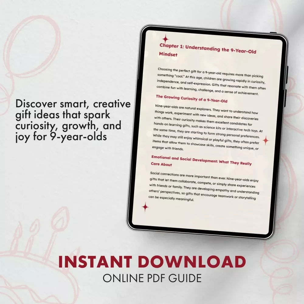 Gifts for 9-Year-Olds: Fun Meets Learning | Ultimate Parent Guide for Choosing Educational, Creative & Fun Gifts for 9 Year Olds | Digital Download eBook & Gift Planning Resource