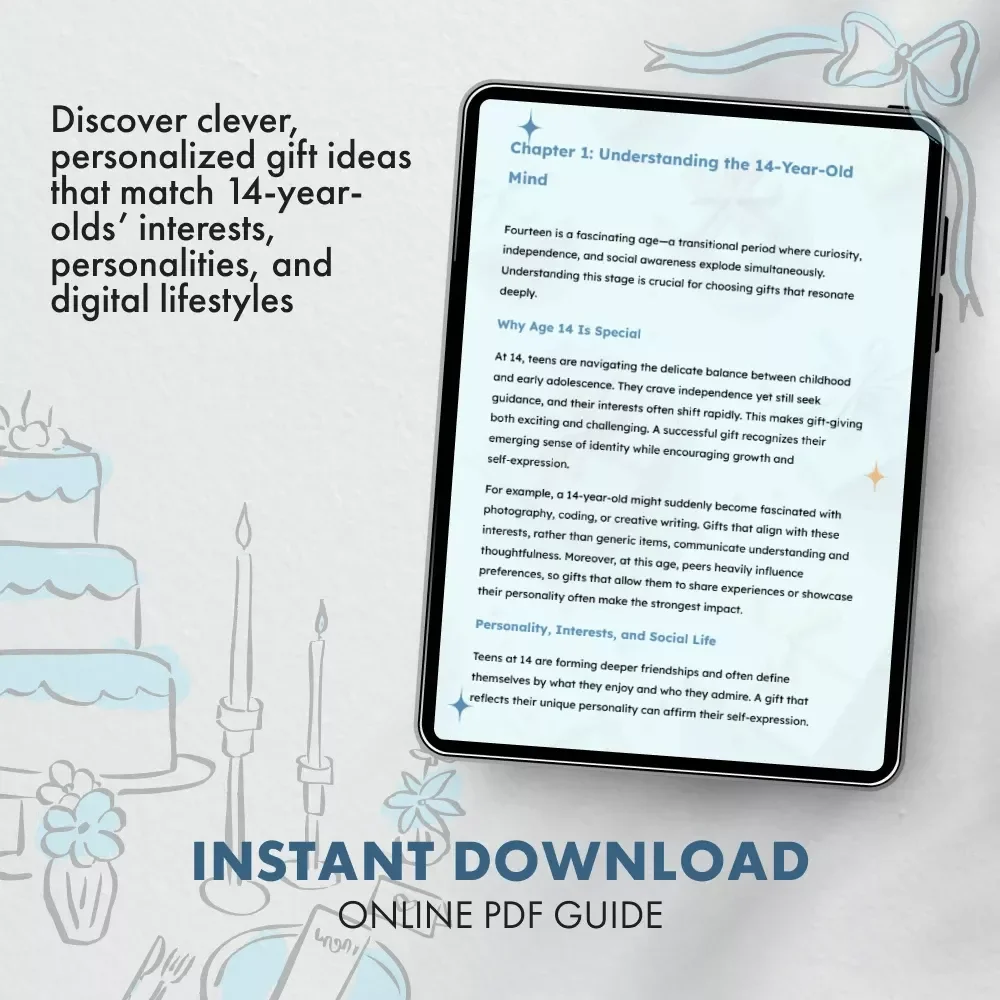 Gift Genius: Smart Gifts for 14-Year-Olds | Ultimate Digital Guide for Creative, Practical & AI-Inspired Gifts | Perfect for Parents, Teens & Gift Givers | gifts for 14 year olds