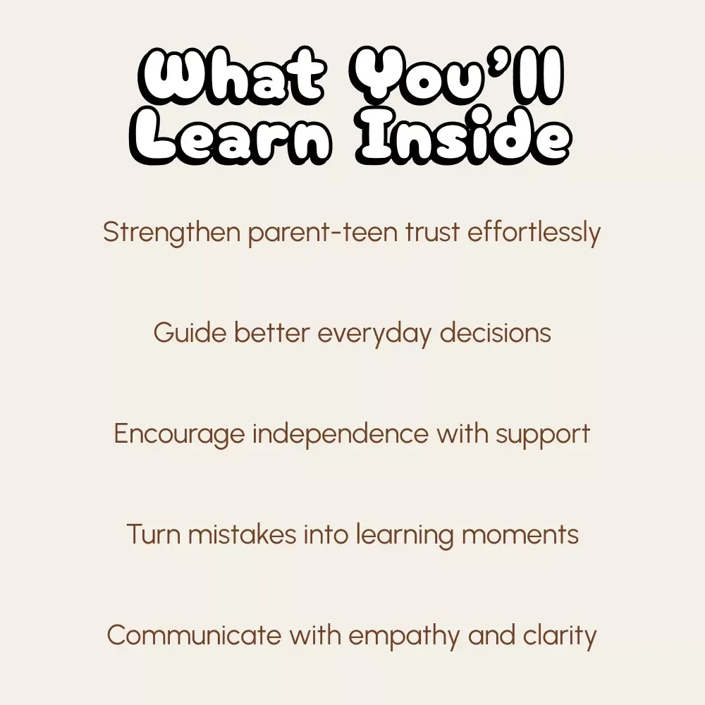 Guiding Choices: Supporting Your Teen’s Decision-Making with Confidence and Care | Parenting eBook | Digital Download Guide for Teen Decision-Making | Positive Parenting Resource | Family Communication Tools